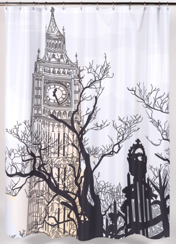 The Museum Collection - Water Repellent Fabric Curtain Showers - Image 8