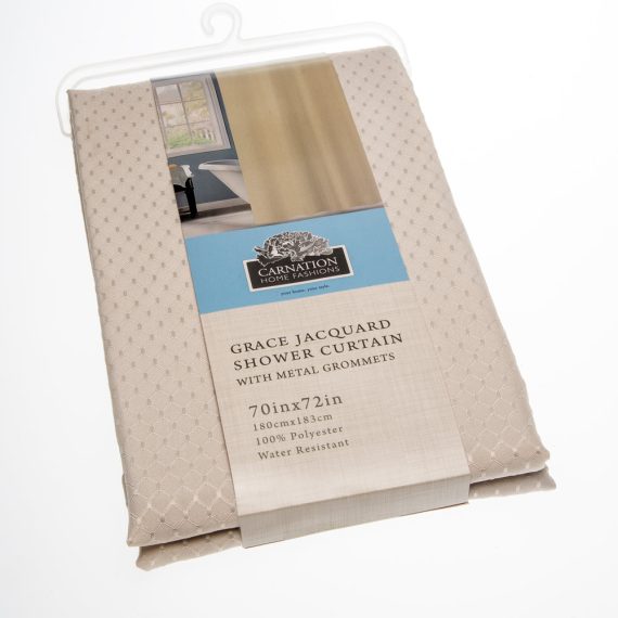Grace Jacquard Shower Curtain - Image 6