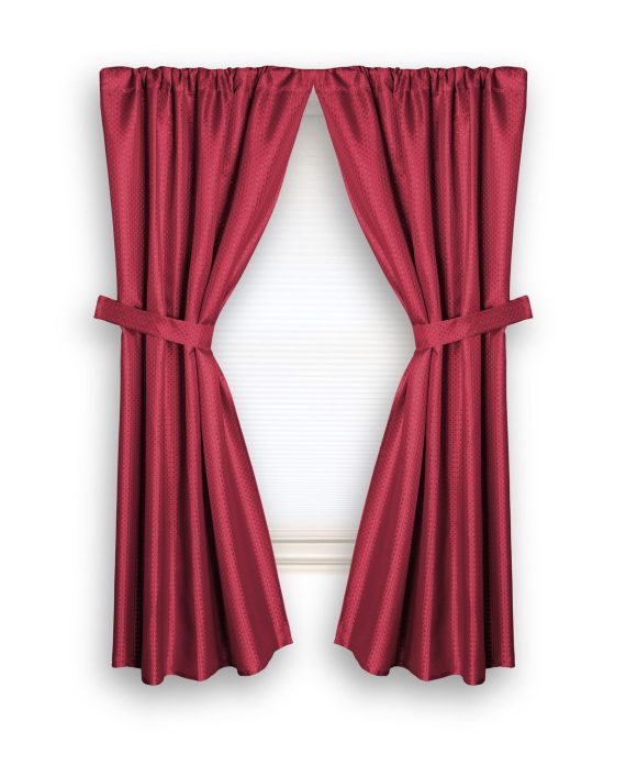 Lauren Diamond-Piqued Bathroom Window Curtain - Image 2