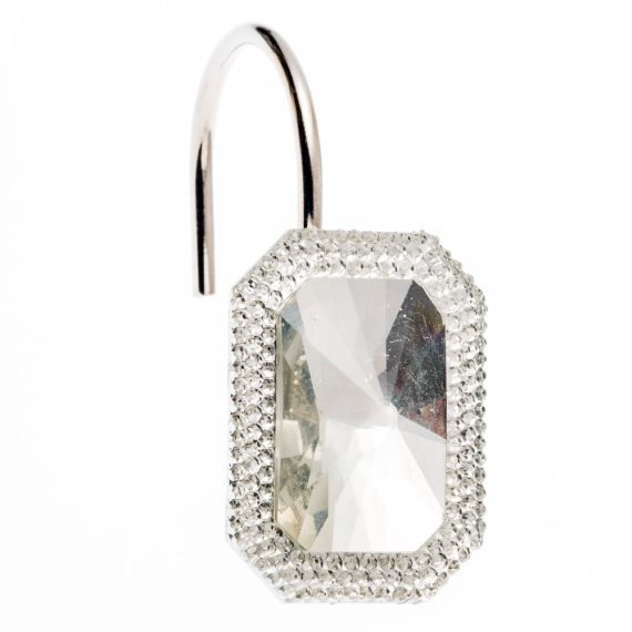 Tiffany Bejeweled Resin Shower Curtain Hooks - Image 4