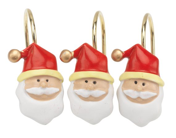 Holiday Resin Shower Curtain Hooks - Image 2