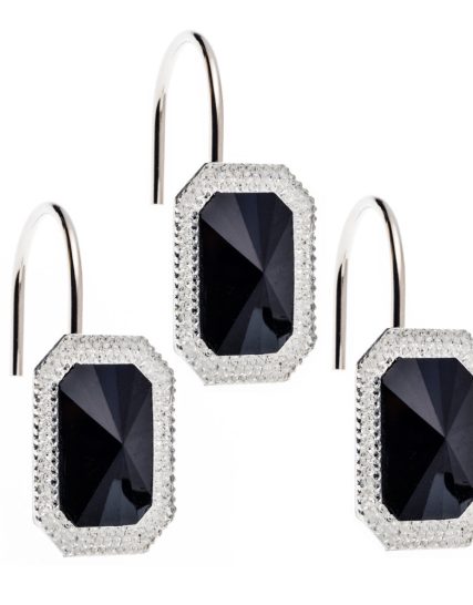 Tiffany Bejeweled Resin Shower Curtain Hooks