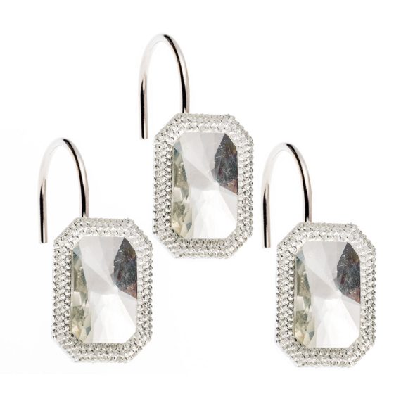 Tiffany Bejeweled Resin Shower Curtain Hooks - Image 5