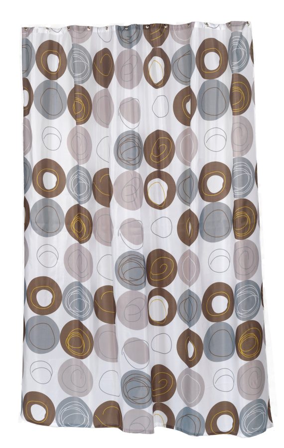 Stall Size Fabric Shower Curtain - Image 3