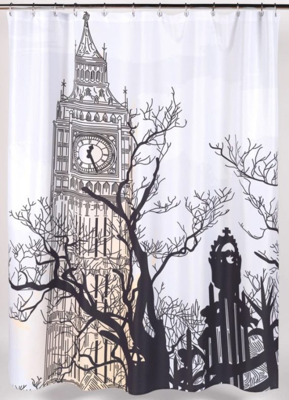 The Museum Collection - Water Repellent Fabric Curtain Showers - Image 9