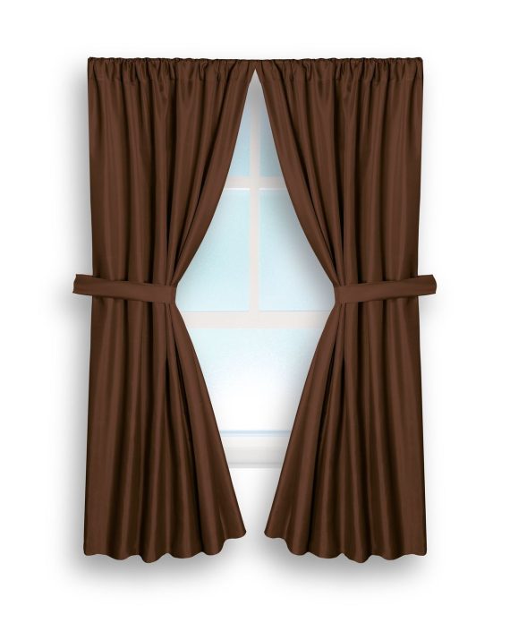 Polyester Fabric Bathroom Window Curtain - Image 3