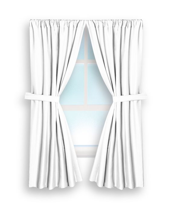 Polyester Fabric Bathroom Window Curtain - Image 4