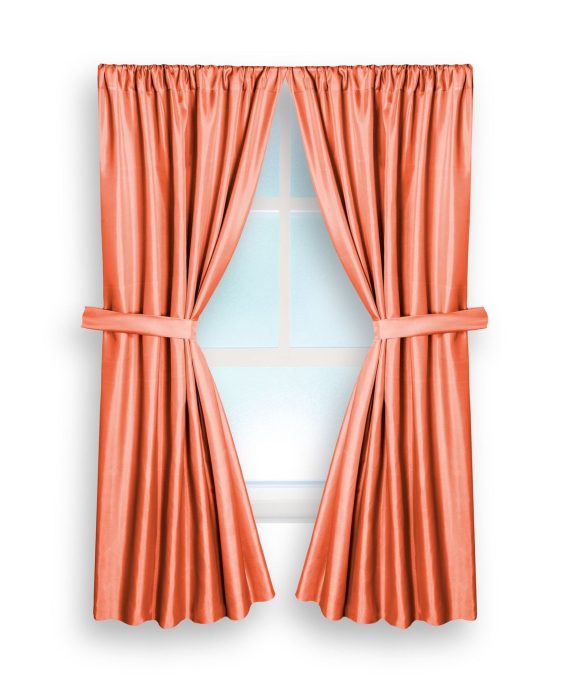 Polyester Fabric Bathroom Window Curtain - Image 2