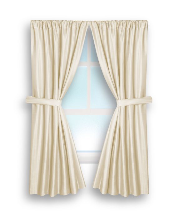 Polyester Fabric Bathroom Window Curtain