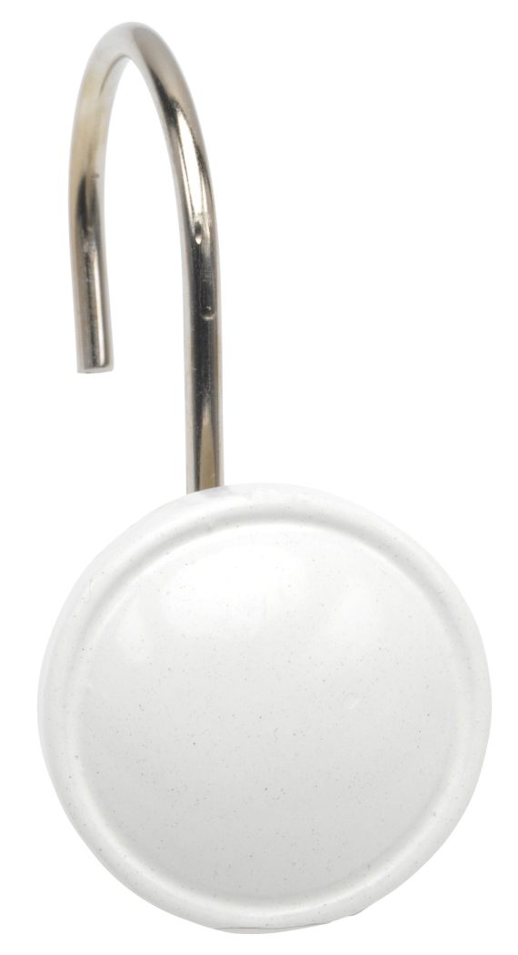 "Color Rounds" Designer Resin Shower Curtain Hooks - Image 9
