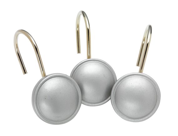 "Color Rounds" Designer Resin Shower Curtain Hooks - Image 3