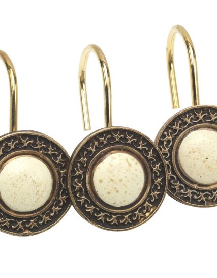 Andover Resin Shower Curtain Hooks