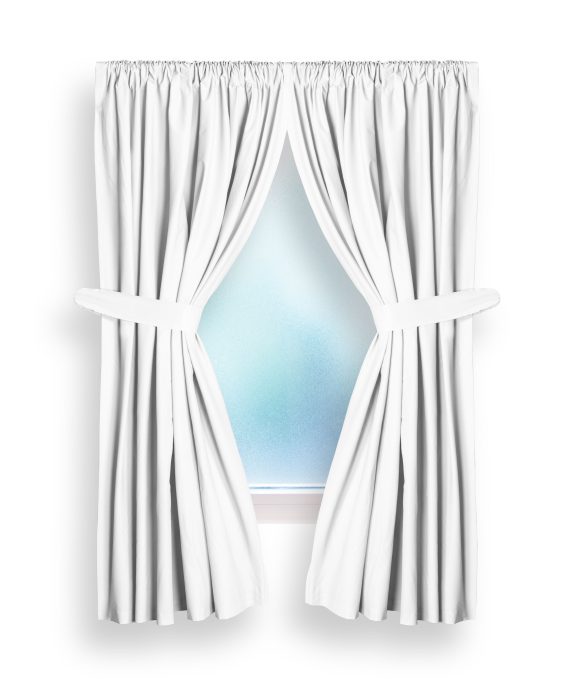 Thick Heavy Duty Curtain for Bathroom Window with Tieback and Panel - Image 3