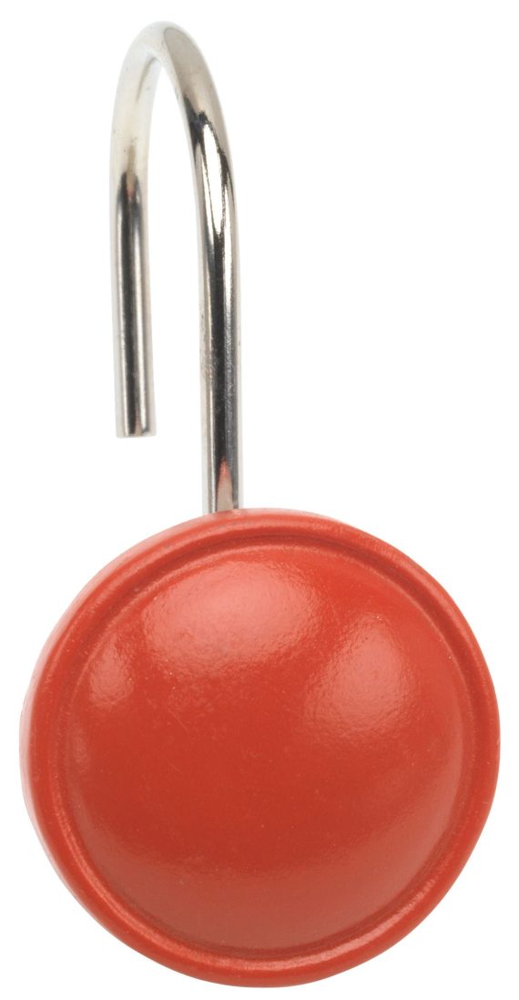 "Color Rounds" Designer Resin Shower Curtain Hooks - Image 5