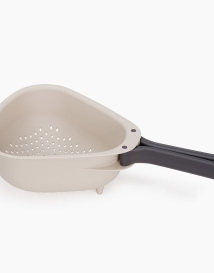 Joseph Joseph Droplet Large White Colander with Folding Handle