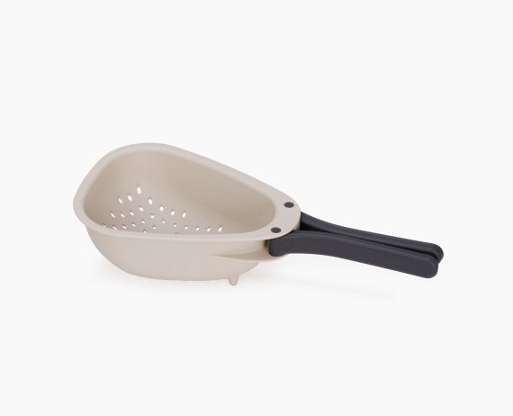 Joseph Joseph Droplet Mini White Colander with Folding Handle