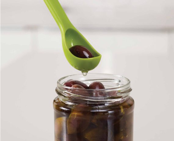 Joseph Joseph Scoop&Pick 2-piece Green Antipasti Set - Image 5