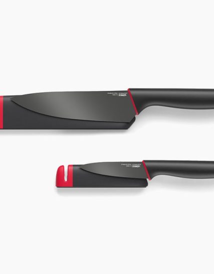 Joseph Joseph Slice&Sharpen Set of 2 Knives with Sharpening Sheaths