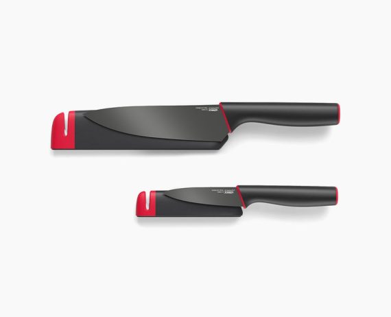 Joseph Joseph Slice&Sharpen Set of 2 Knives with Sharpening Sheaths