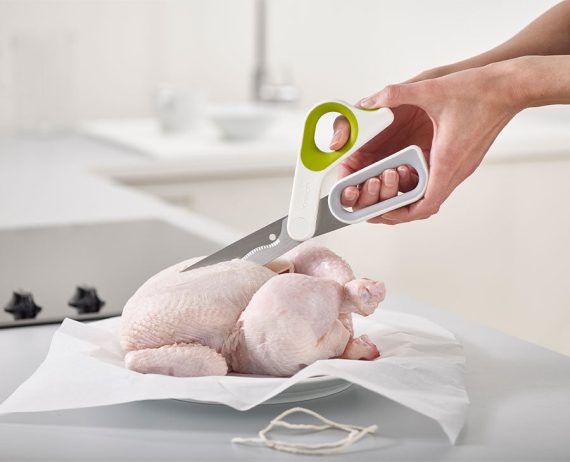 Joseph Joseph PowerGrip Green Kitchen Scissors - Image 2