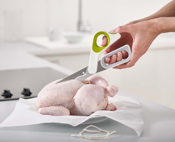 Joseph Joseph PowerGrip Green Kitchen Scissors - Image 3