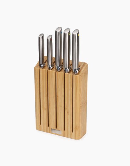 Joseph Joseph Elevate Steel Knives Bamboo 5-piece Set