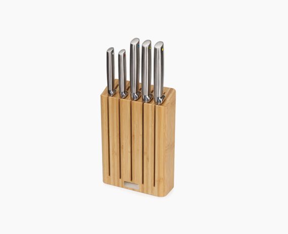 Joseph Joseph Elevate Steel Knives Bamboo 5-piece Set