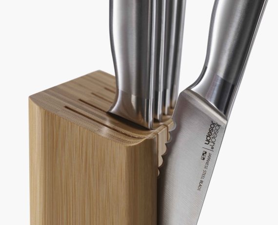 Joseph Joseph Elevate Steel Knives Bamboo 5-piece Set - Image 5