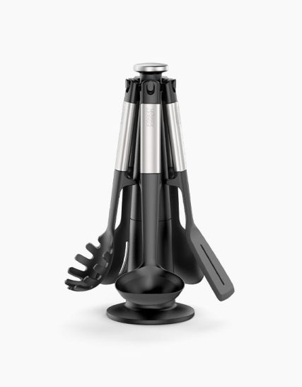 Joseph Joseph Elevate Stainless-steel Silicone 5-piece Utensils Carousel Set