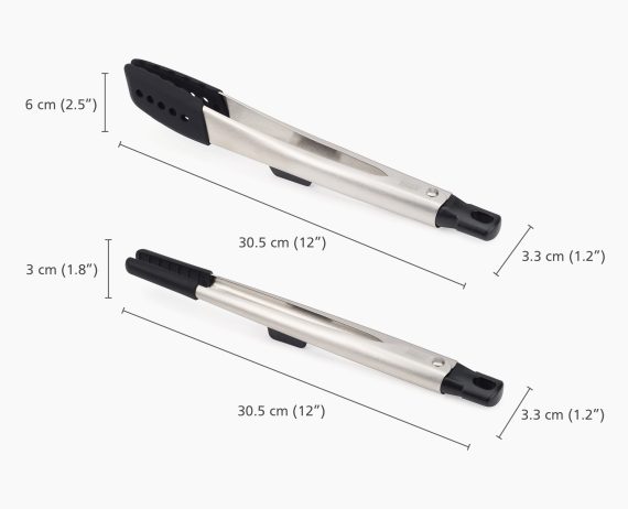 Joseph Joseph Elevate Fusion 2-piece Stainless-steel Tong Set - Image 11