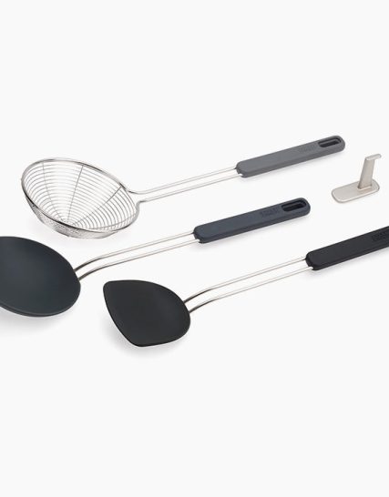 Joseph Joseph Nest Fusion 3-piece Black Wok Utensil Set