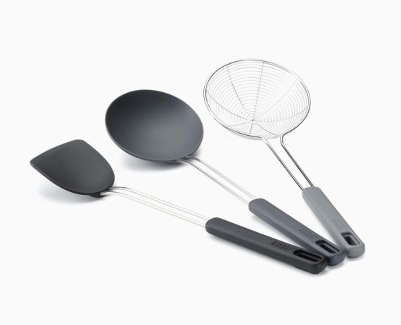 Joseph Joseph Nest Fusion 3-piece Black Wok Utensil Set - Image 8