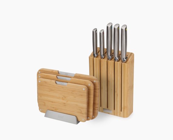 Joseph Joseph 2-piece Bamboo Cutting Board & Knives Set - Image 3
