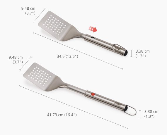 Joseph Joseph GrillOut Stainless-Steel BBQ Turner with Extending Handle - Image 6