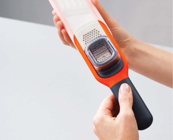 Joseph Joseph Handi-Grate Orange 2-in-1 Mini Grater & Slicer - Image 4