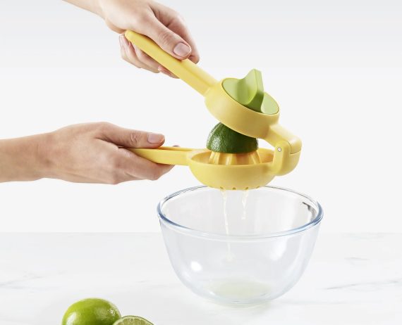Joseph Joseph JuiceMax Dual-action Yellow Citrus Press - Image 5