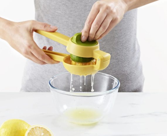 Joseph Joseph JuiceMax Dual-action Yellow Citrus Press - Image 7