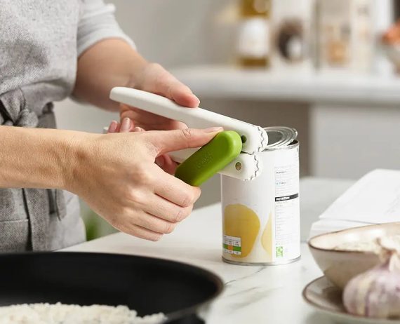 Joseph Joseph Pivot 3-in-1 White Can Opener - Image 2