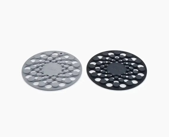Joseph Joseph Spot-On Set of 2 Gray Silicone Trivets
