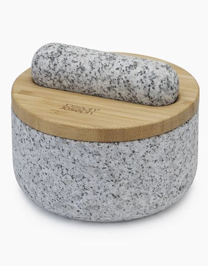 Joseph Joseph Dash Pestle & Mortar with Bamboo Lid