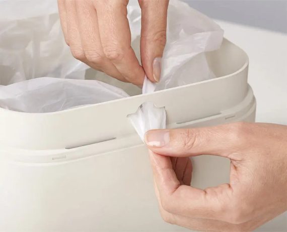 Joseph Joseph IW2 4L White Food Waste Caddy Trash Bags - 4 pack - Image 5