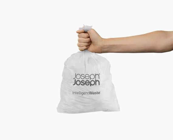 Joseph Joseph IW2 4L White Food Waste Caddy Trash Bags - 4 pack - Image 4