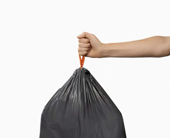 Joseph Joseph IW4 50L Gray Recycled Trash Bags - 4 pack - Image 4