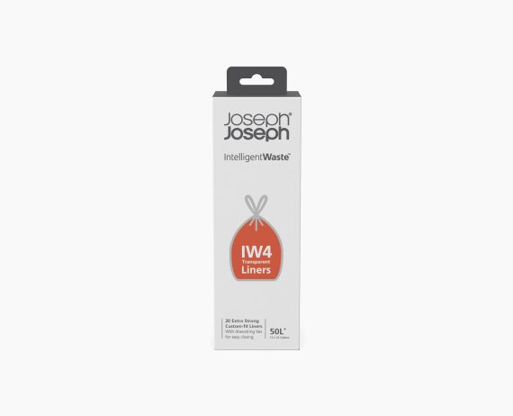 Joseph Joseph Titan 30L Stainless-steel Trash Compactor Starter Set - Image 5