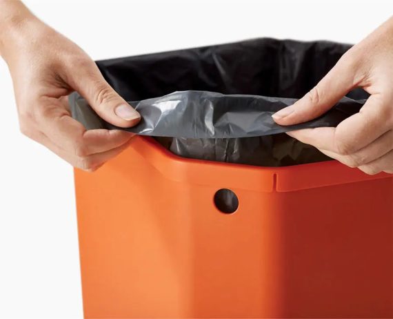 Joseph Joseph IW7 20L Gray Recycled Trash Bags - 4 pack - Image 5
