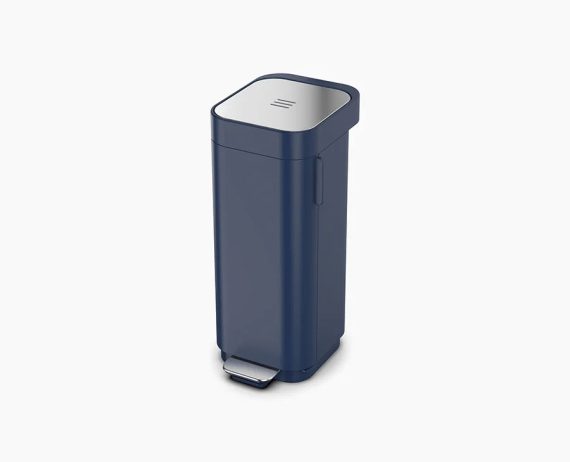 Joseph Joseph Porta 40L Easy-empty Blue Step Trash Can