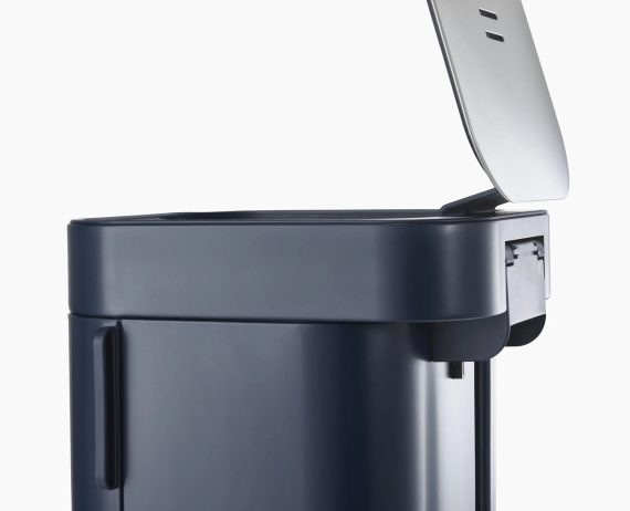 Joseph Joseph Porta 40L Easy-empty Blue Step Trash Can - Image 5