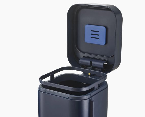Joseph Joseph Porta 40L Easy-empty Blue Step Trash Can Starter Set - Image 6