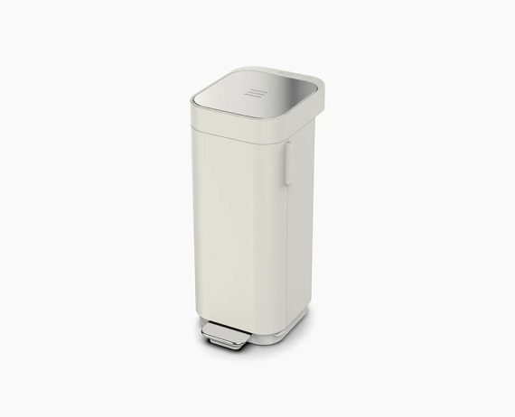 Joseph Joseph Porta 40L Easy-empty Gray Step Trash Can