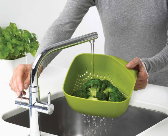 Joseph Joseph Square White Colander - Image 4